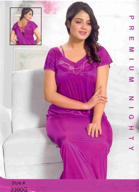 hot nighty aunty|Women Night Dress